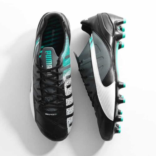 Image de l'article Puma evoSPEED 1.3 Leather Noir/Turquoise