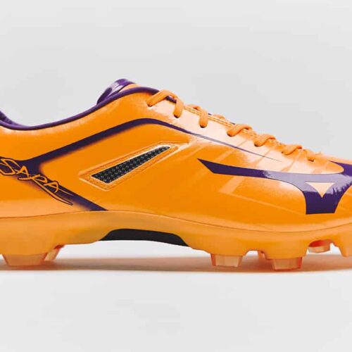 Image de l'article Mizuno dévoile une Basara 001 Orange Néon/Violet