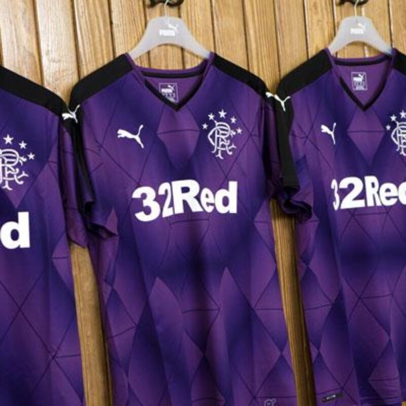 Foulard Supporter Rangers - Couleurs Du Club - Écharpe De Foot