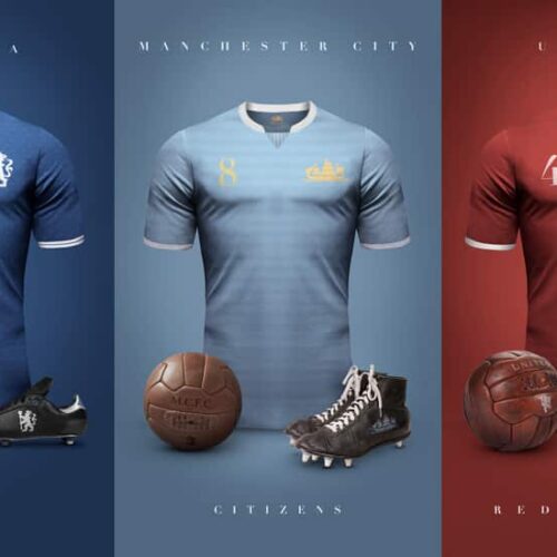 Image de l'article Des maillots de foot vintage imaginés par Sansolini