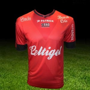 Maillot EAG Guingamp 2015 – Porté, Giresse N°26, Patrick, Taille L, Domicile