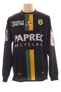 Maillot FC Nantes Domicile 2004/2005 – Toulalan #17 – Vintage Le Coq Sportif Taille M