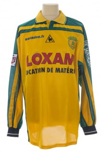 Maillot Vintage FC Nantes 2001 – Le Coq Sportif Synergie Jersey, Taille L Pour Homme