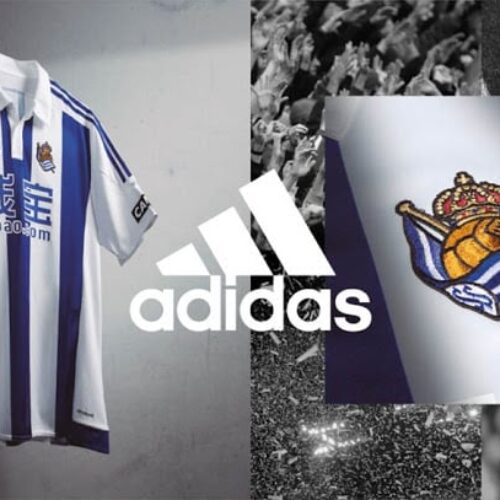 Image de l'article adidas présente les maillots 2015-2016 de la Real Sociedad