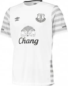 Maillot Everton Umbro 2017/18 – Extérieur – Gris – Taille S – Wayne Rooney