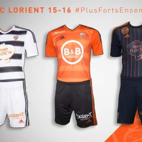 Image de l'article adidas dévoile les maillots 2015-2016 du FC Lorient