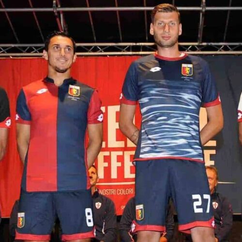 Image de l'article Lotto dévoile les maillots 2015-2016 du Genoa