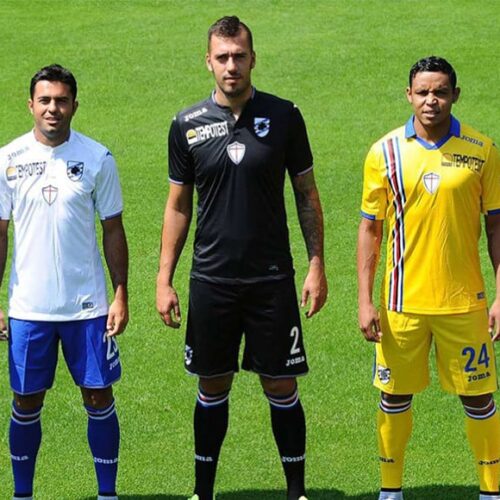 Image de l'article Joma présente les maillots 2015-2016 de la Sampdoria de Gênes