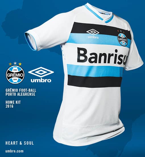 Maillot Grêmio Porto Alegre 2016