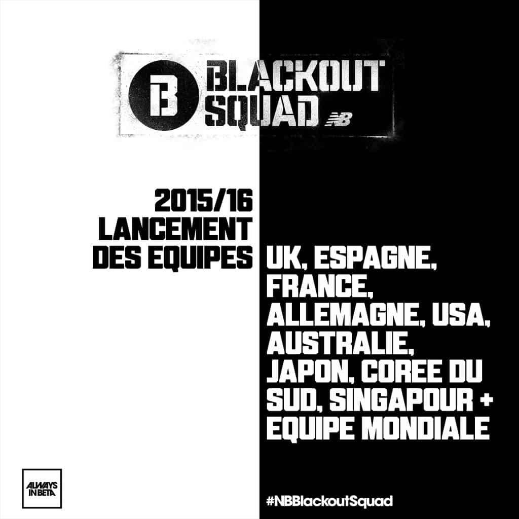 New Balance lance l'opération NBBlackOutSquad footpack.