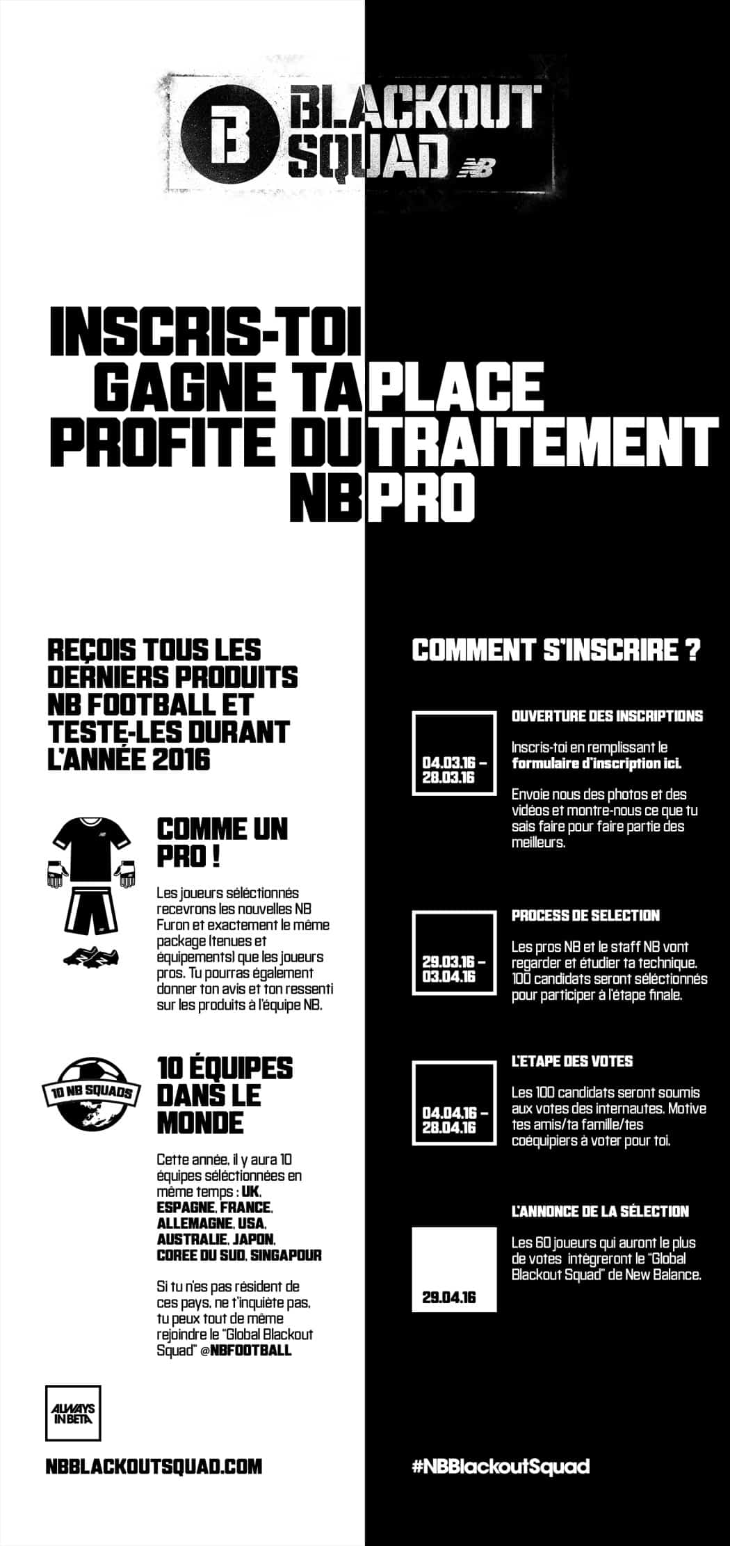 Blackout Squad New Balance footpack.