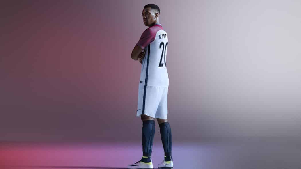 Maillot Équipe De France 2016 Signé Par Toute L'Équipe - Nike Bleu Taille M Homme