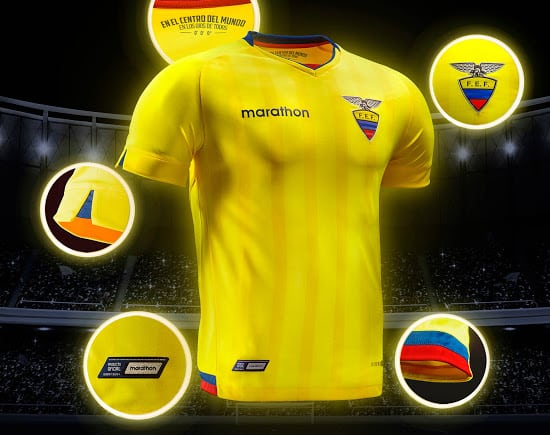 Maillot Equateur Copa América Centenario 2016