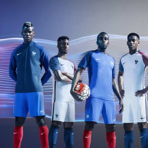 Image de l'article Nike dévoile les maillots de l'équipe de France pour l'Euro 2016