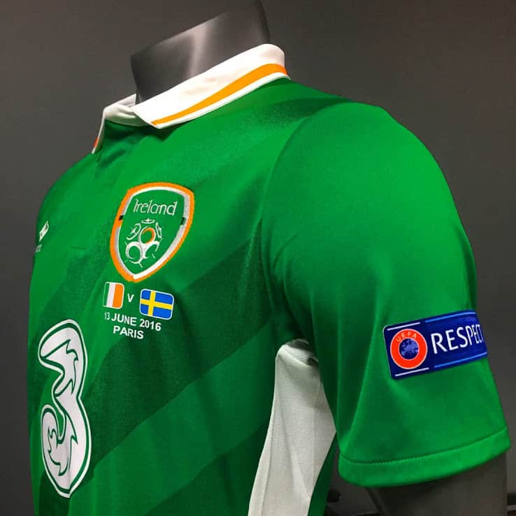 Maillot domicile Irlande 2016 - Euro 2016
