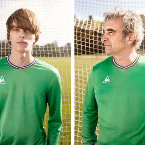 Image de l'article Le coq sportif ressort un maillot hommage à l'épopée 76 des verts
