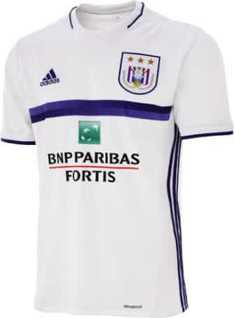 Maillot de foot RSCA Anderlecht domicile 2015/16 - Adidas - - Passion for Sport