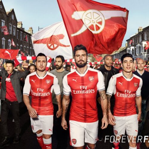 Image de l'article Puma présente le maillot 2016-2017 d'Arsenal