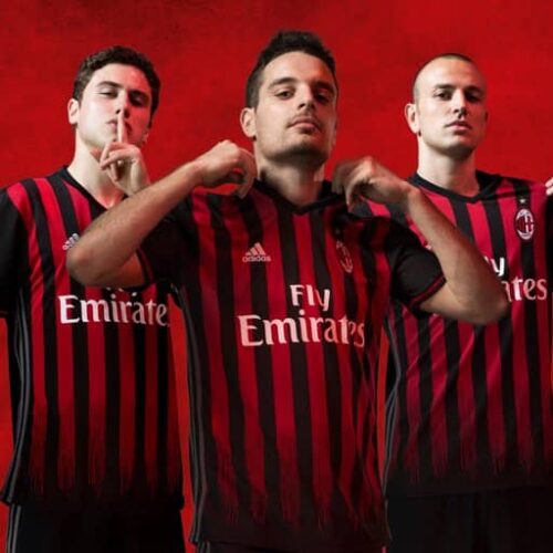 Image de l'article L'AC Milan et adidas dévoilent le maillot domicile 2016-2017