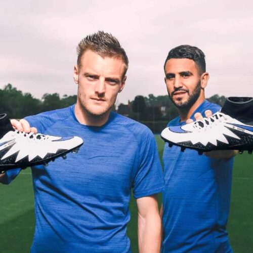 Image de l'article Nike dévoile une paire unique pour le duo Mahrez-Vardy
