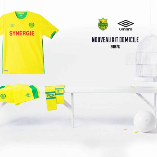 Image de l'article Umbro dévoile les maillots 2016-2017 du FC Nantes