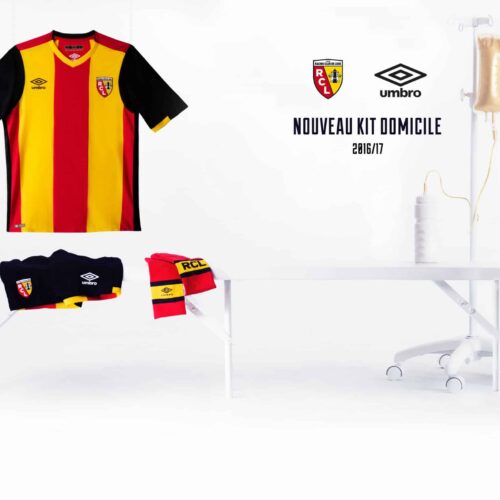 Image de l'article Umbro lance les maillots 2016-2017 du RC Lens