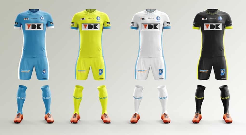 La Gantoise présente ses maillots 2016-2017 signé Jartazi