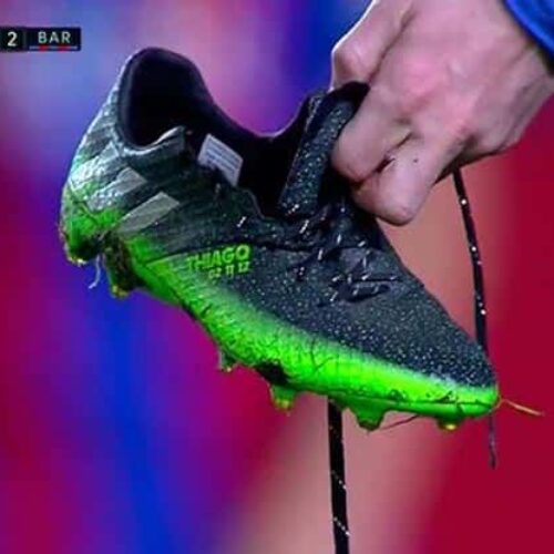 Image de l'article La chaussure de Messi casse en plein match !