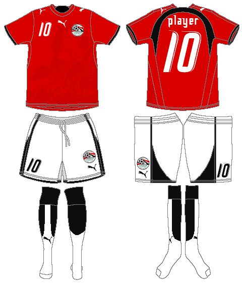 maillot-football-puma-egypte-can-2006-home