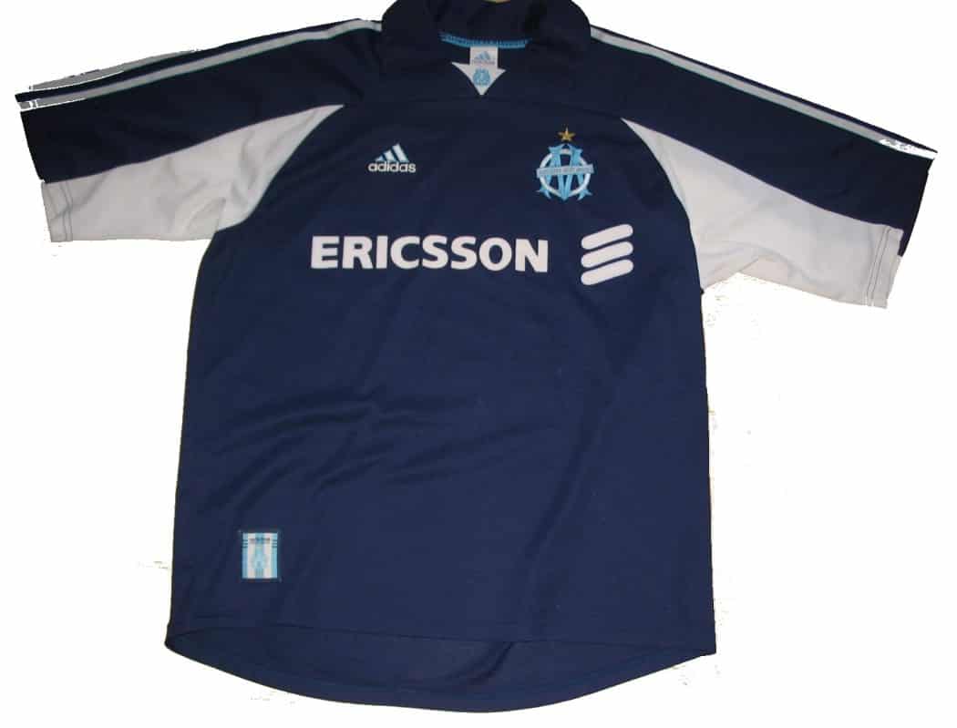 Maillot football vintage Marseille 2001-2002 AWAY