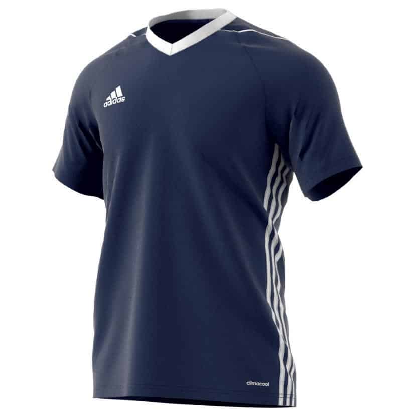 maillot-football-adidas-tiro-17-teamwear-bleu-foncé