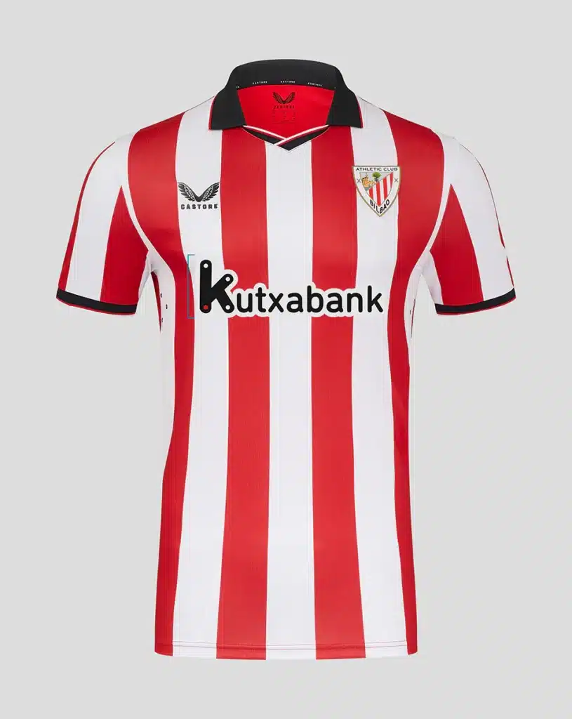 maillot athletic Bilbao 2025 2026 domicile castore