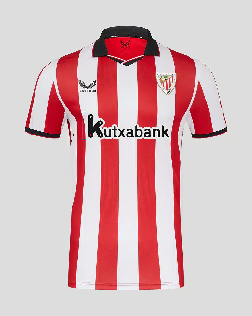 maillot athletic Bilbao 2025 2026 domicile castore