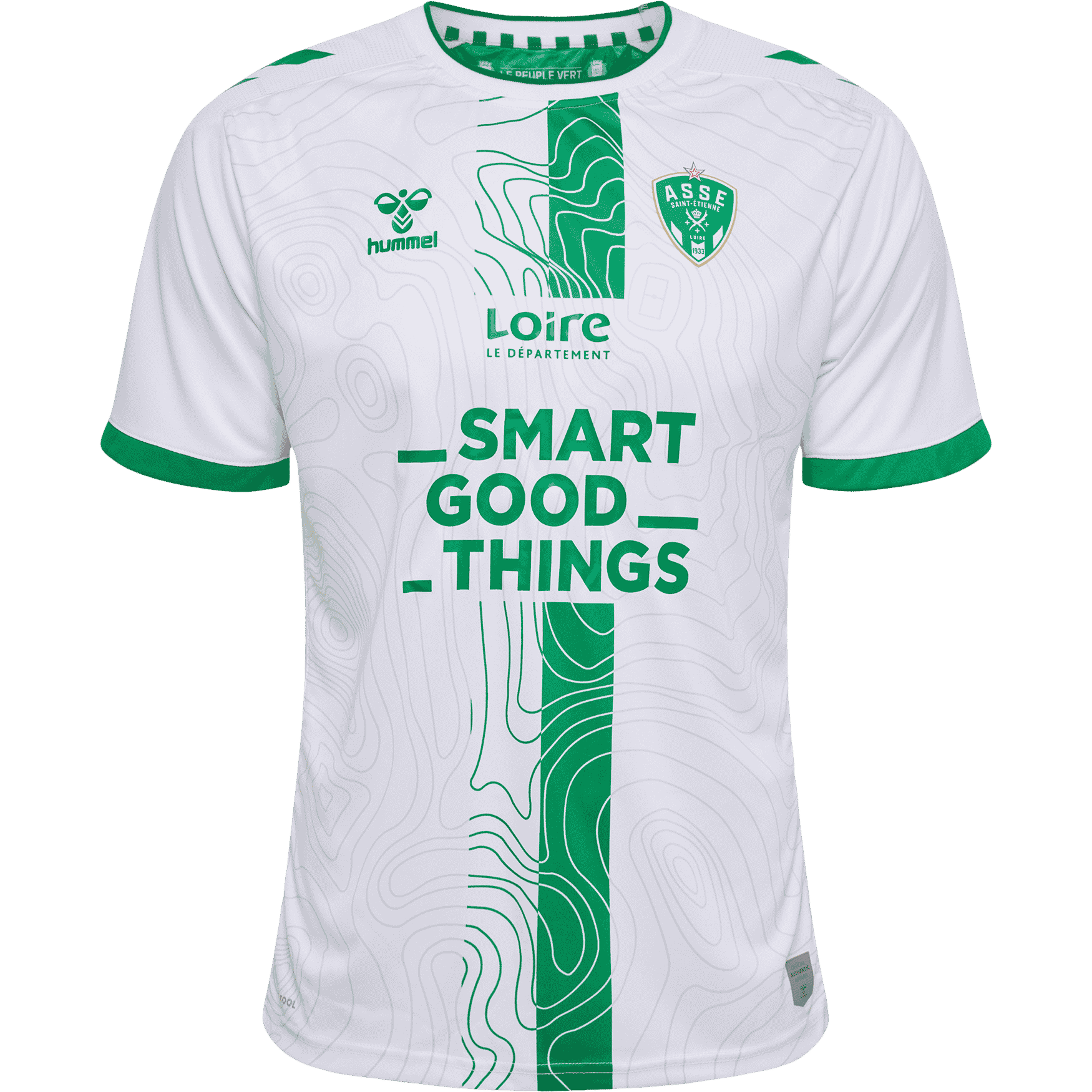 maillot saint-etienne 2022 2023 exterieur hummel