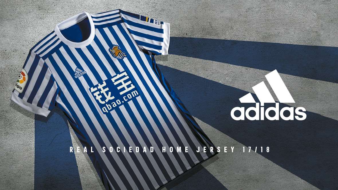Les maillots 2017/2018 de la Real Sociedad