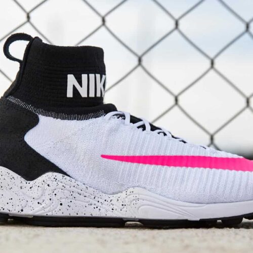 Image de l'article La Zoom Mercurial XI Flyknit de Nike change de look avec le coloris Blanc/Rose/Noir