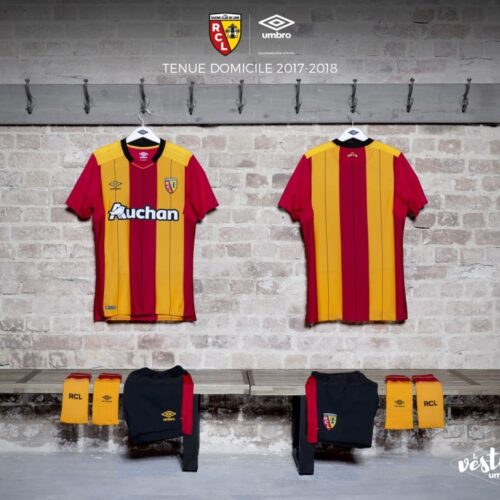 Image de l'article Le RC Lens dévoile ses maillots pour 2017-2018