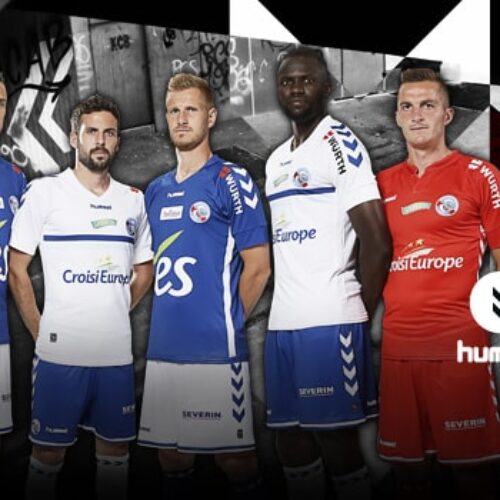 Image de l'article Les maillots du Racing Club de Strasbourg pour la saison 2017/2018 par Hummel