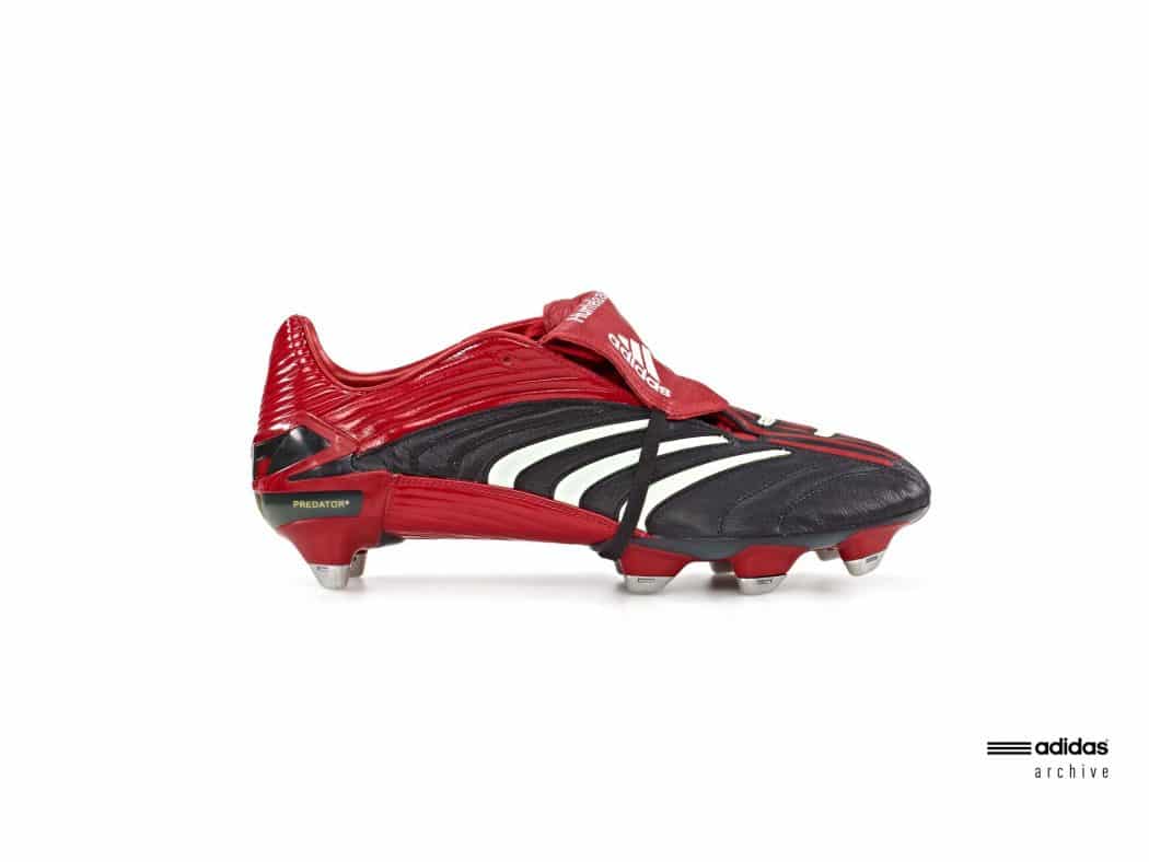 Les chaussures de foot des années 2000 : Total 90, Predator, F50...