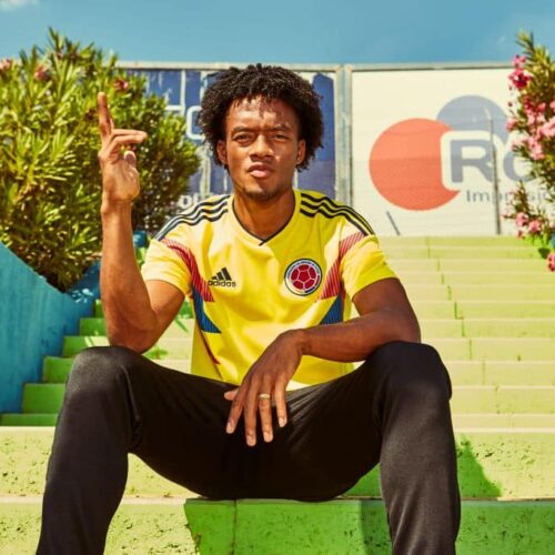 Image de l'article adidas dévoile les maillots de la Colombie pour la Coupe du Monde 2018