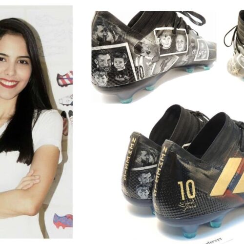 Image de l'article Les nouvelles chaussures customisées de Messi