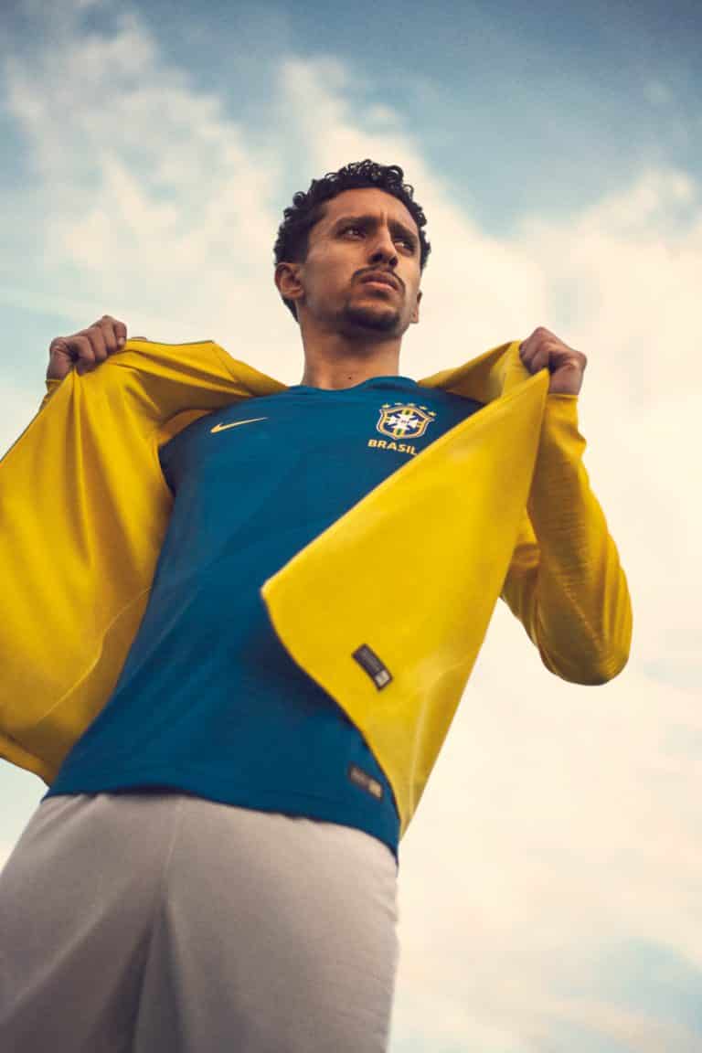 Le Brésil et Nike dévoilent les maillots pour la Coupe du Monde 2018