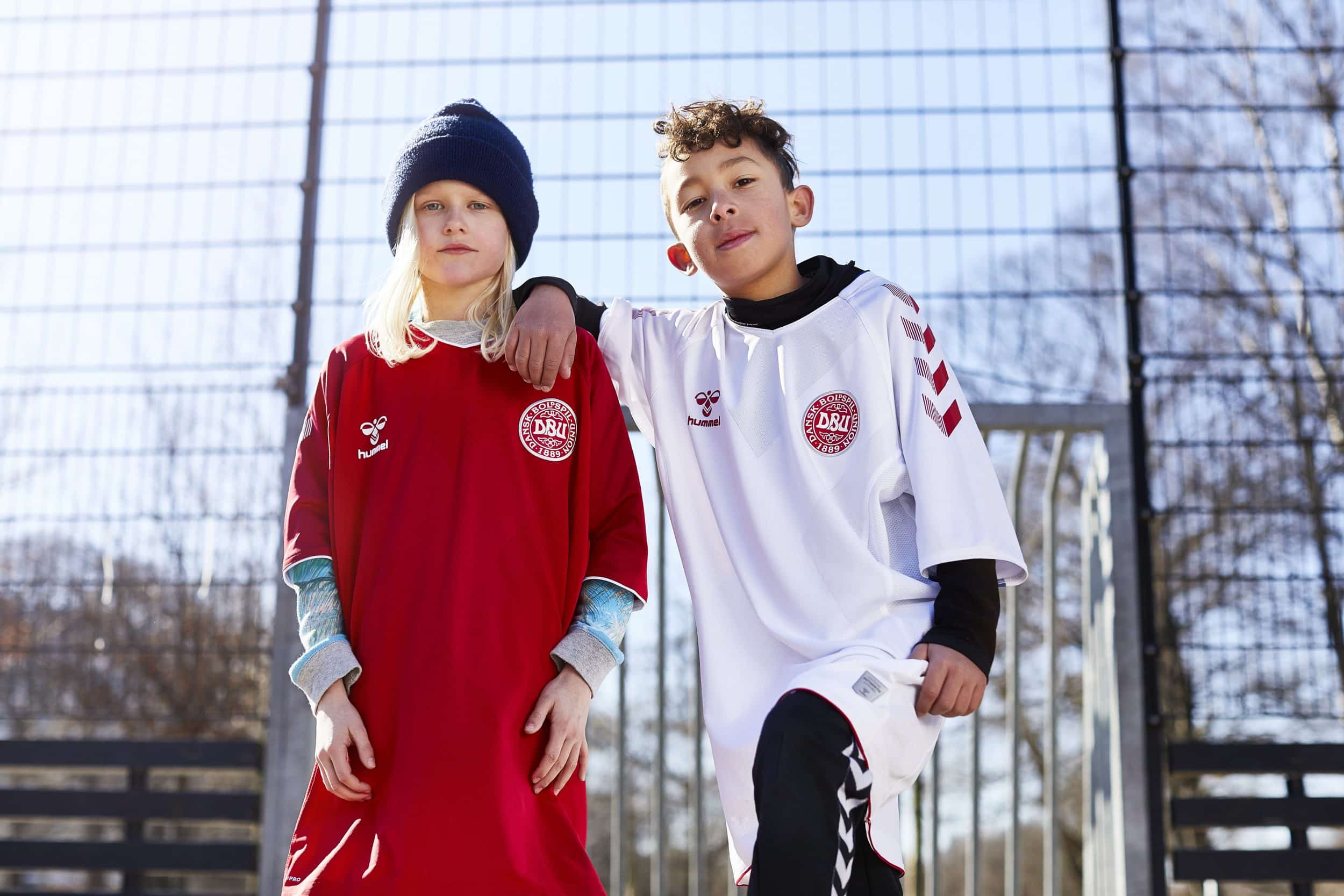 Hummel DENMARK DBU HOME KIDS UNISEX - Maillot de foot - tango red/rouge - ZALANDO