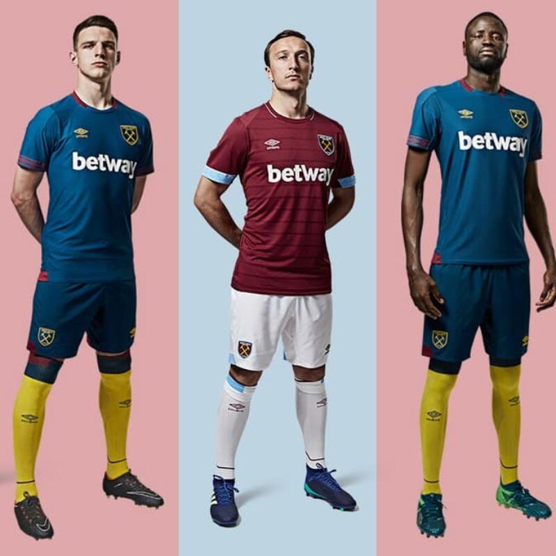 Maillot West Ham United Extérieur 2019/2020 – Umbro – Taille S – Blanc