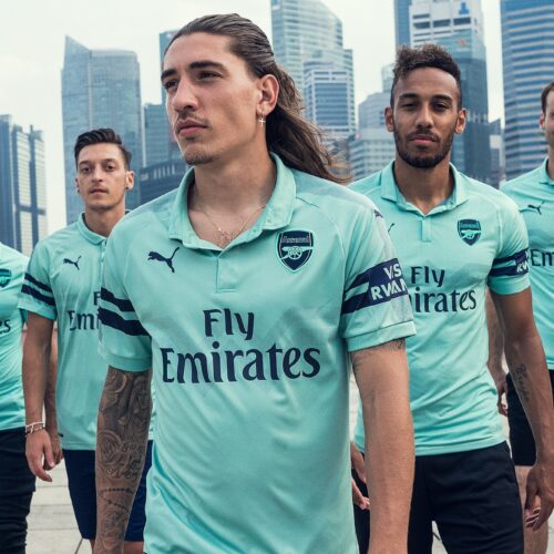 Image de l'article Arsenal et Puma présentent les maillots 2018-2019
