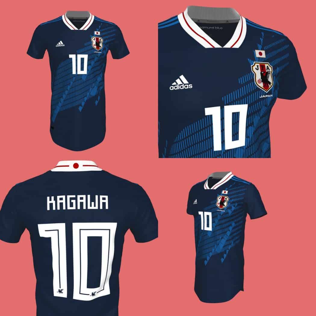 Achat Nouveau Maillot de foot Japon Player Domicile 2022/2023 Pas Cher