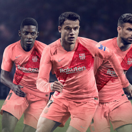Image de l'article Nike et le FC Barcelone dévoilent les maillots pour la saison 2018-2019