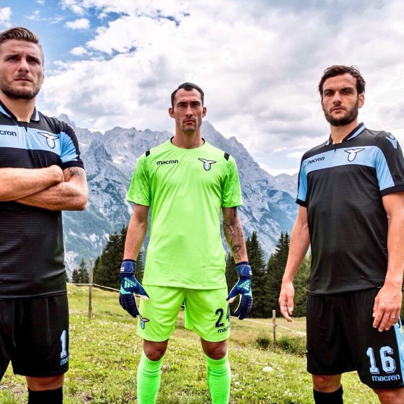 Maillot Lazio Extérieur 2018-2019 Macron – Blanc – Taille L