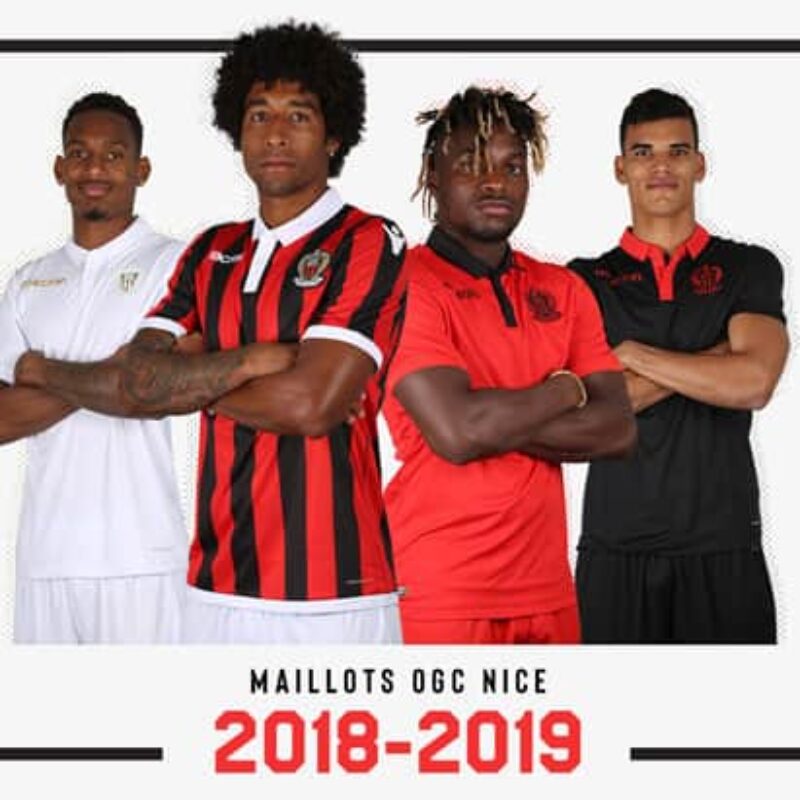 Maillot OGC Nice Domicile Exterieur 208 209 pas cher