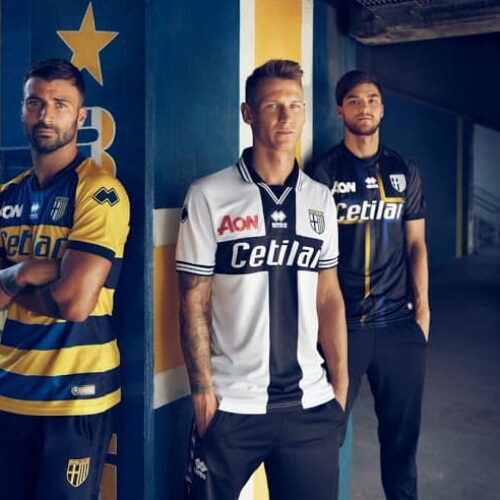 Image de l'article Parme dévoile ses maillots Errea pour 2018-2019